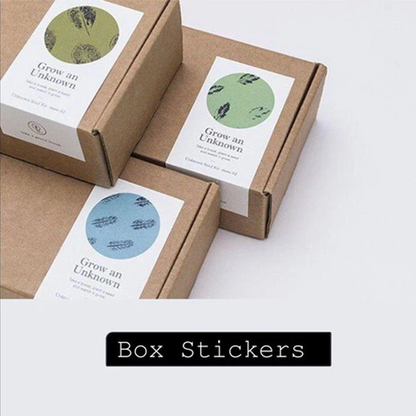 waterproof vinyl box stickers